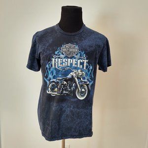 HARLEY-DAVIDSON RESPECT GENUINE MOTORCYCLES ATLANTIC CITY, N.J. ADULT T - LARGE